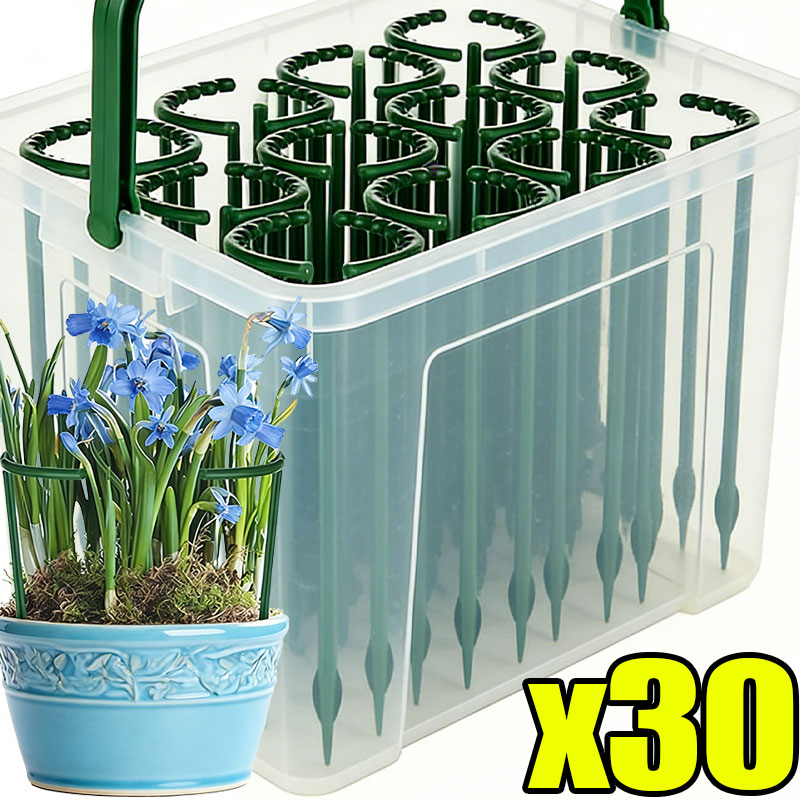 Bonsai Garden Accessories - 30-1 قطعة دعامة نباتات بلاستيكية نصف