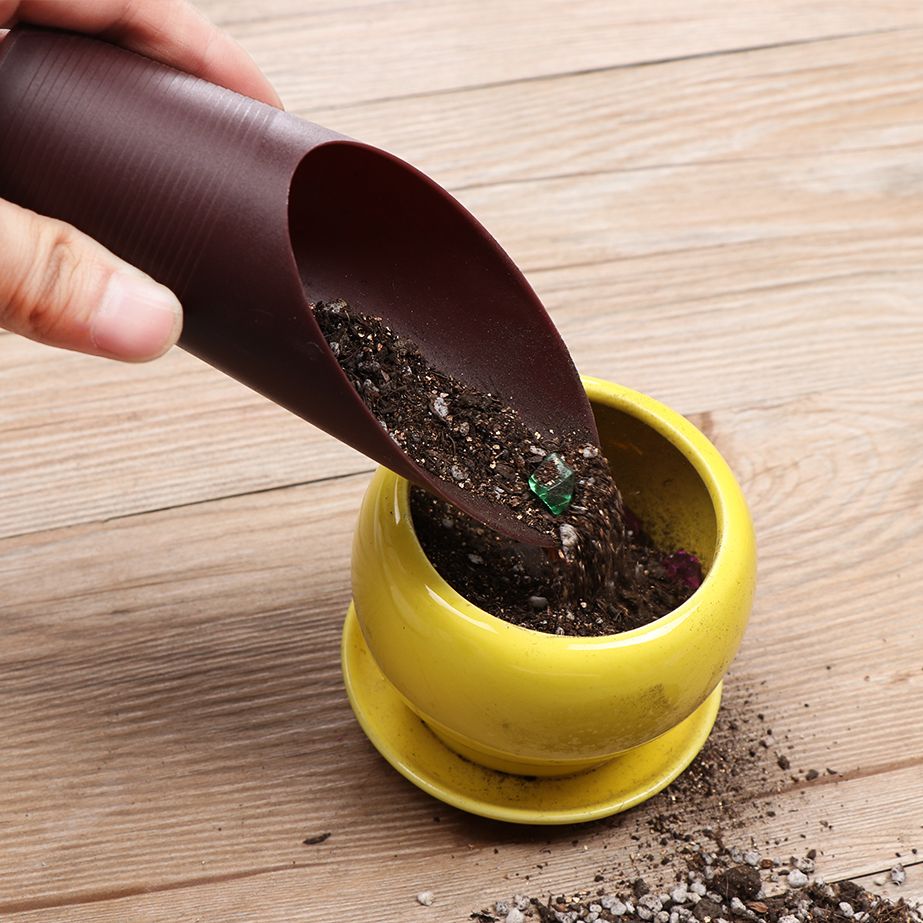 Bonsai Garden Accessories - 1 قطعة البلاستيك التربة مجرفة كوب
