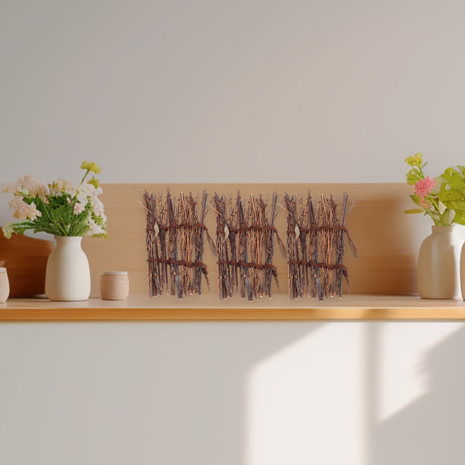 3 قطع من الأسوار المصغرة المنس - مراجعة Bonsai Garden Wall وسعره