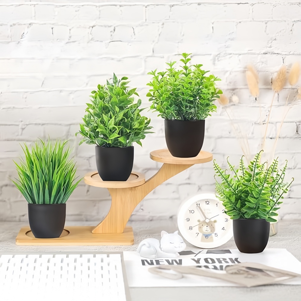 مجموعة من 4 نباتات اصطناعية صغ - مراجعة Bonsai Garden Accessories وسعره