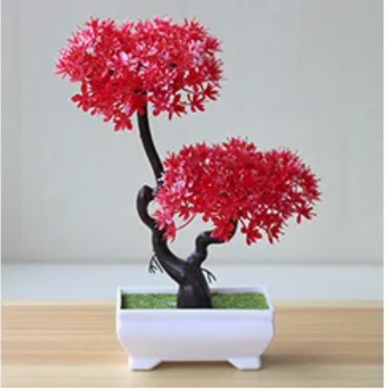 نباتات اصطناعية صغيرة في أصيص، - مراجعة Bonsai Garden Accessories وسعره