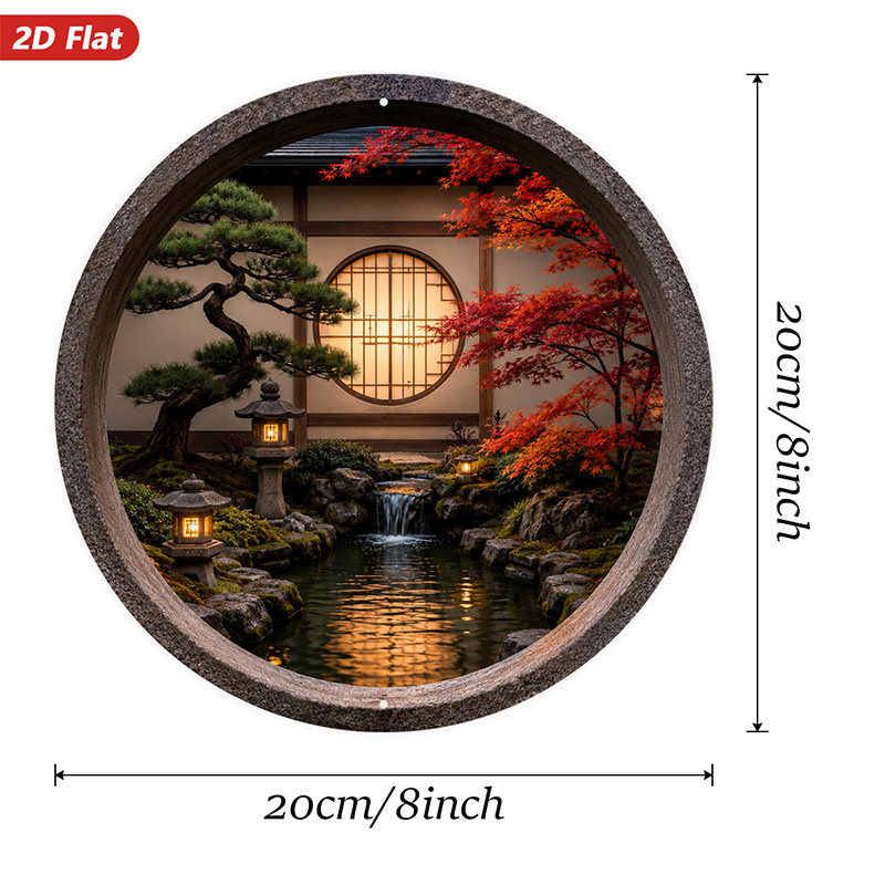 لوحة جدارية معدنية دائرية مسطح - مراجعة Bonsai Garden Wall وسعره