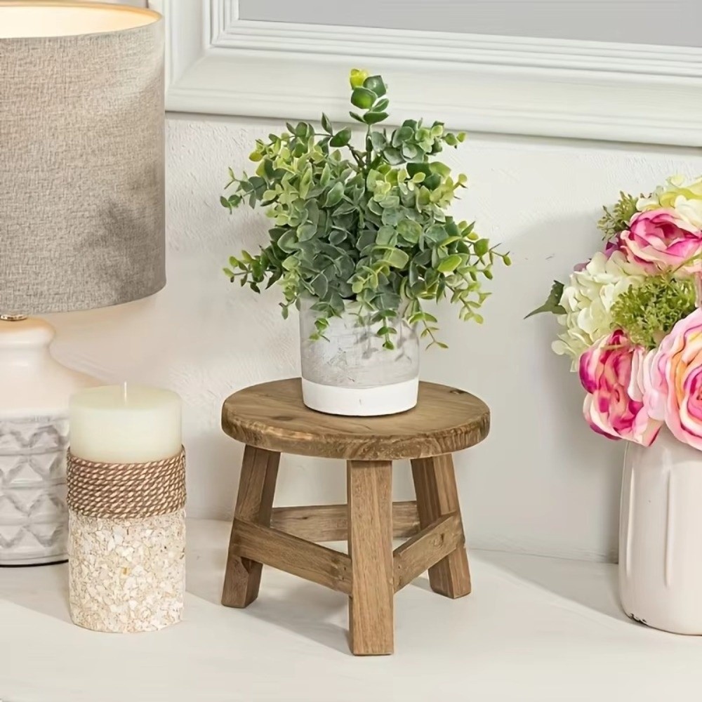 حامل نباتات عصارية خشبي دائري  - مراجعة Bonsai Garden Stand وسعره